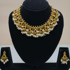 Stone Accent Necklace Set-DD10027
