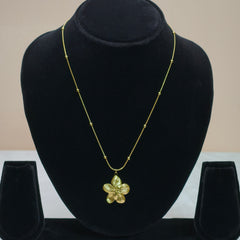 Floral Charm Pendant Necklace-DD10034