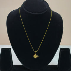 Minimal Butterfly Pendant Necklace-DD10044