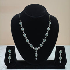 Aqua Drop Royale Necklace Set-DD10048