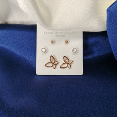 DD10060-RG-Earring Alloy Rose Gold