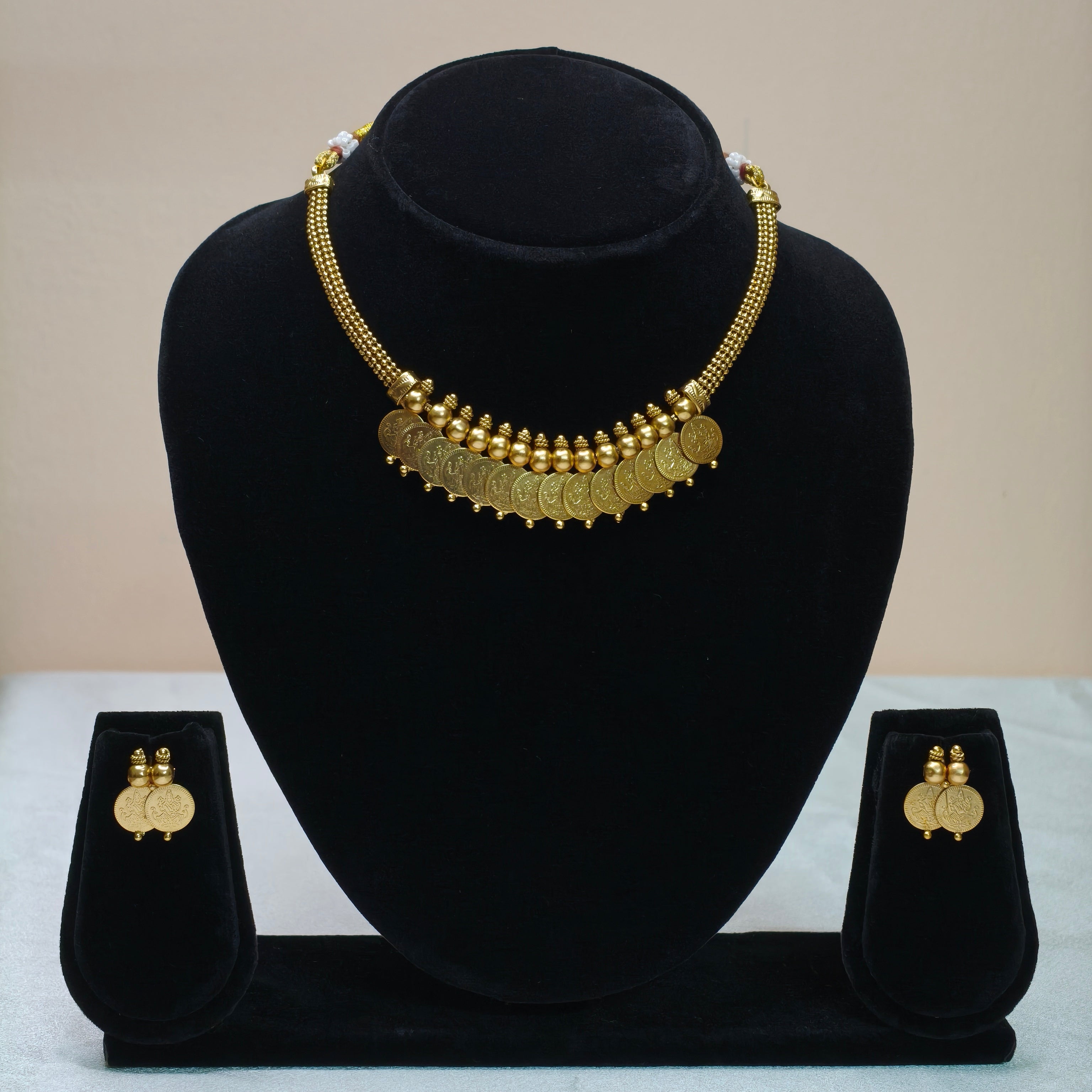 Coin Detail Necklace Set-DD10014