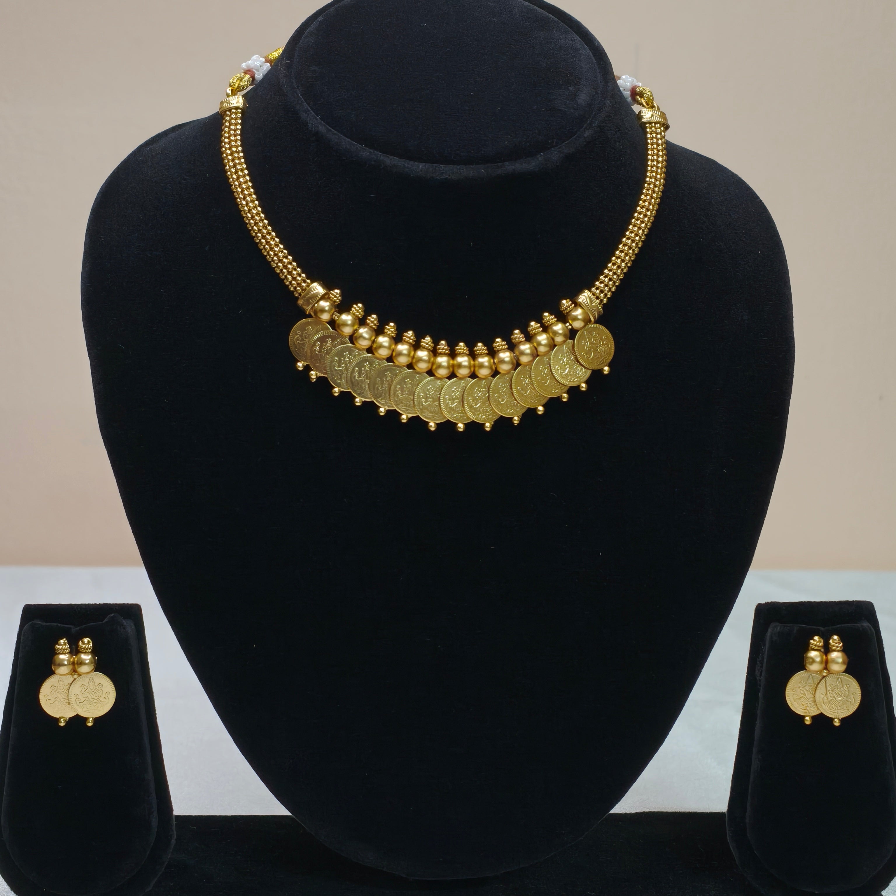 Coin Detail Necklace Set-DD10014