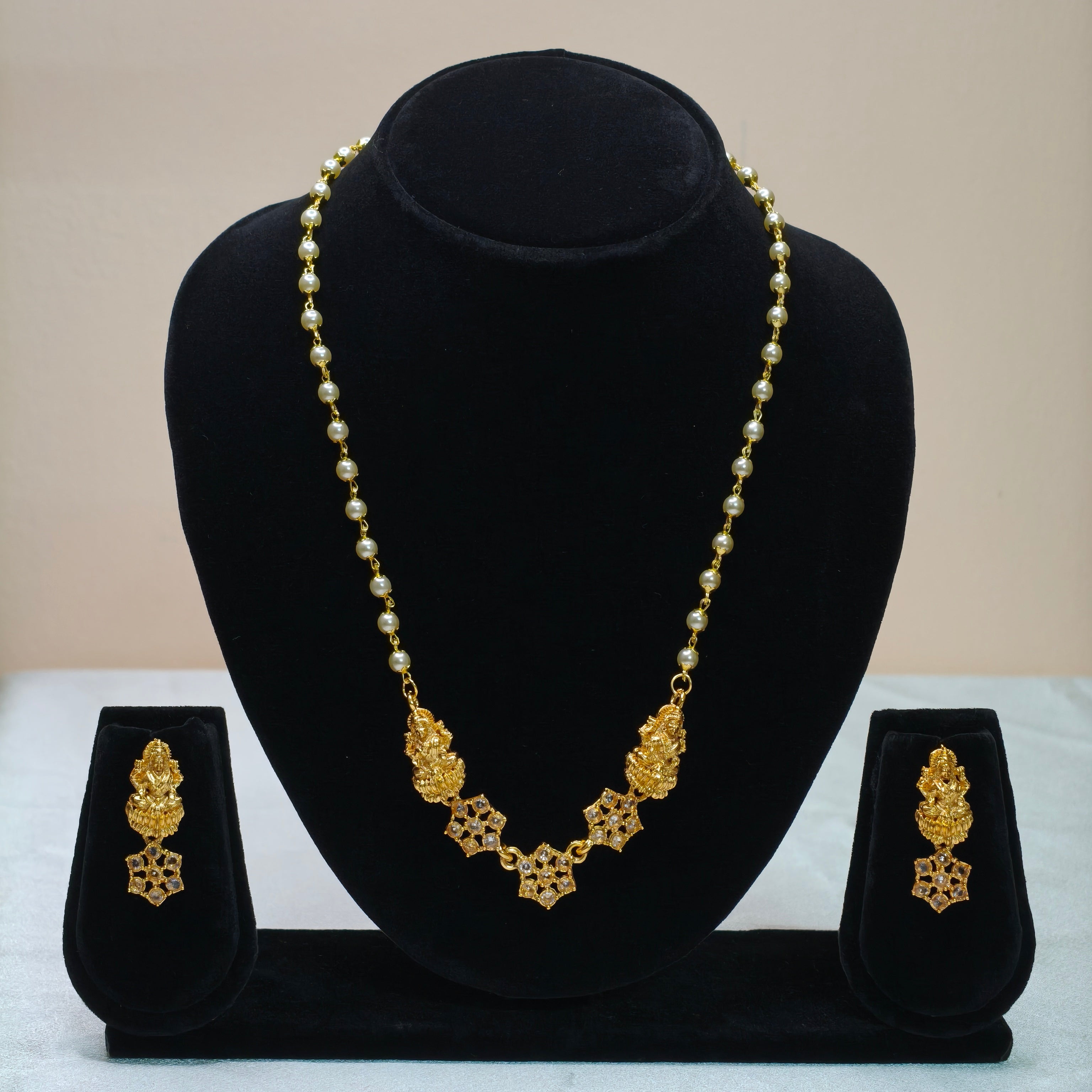 Pearl Link Necklace Set-DD10015
