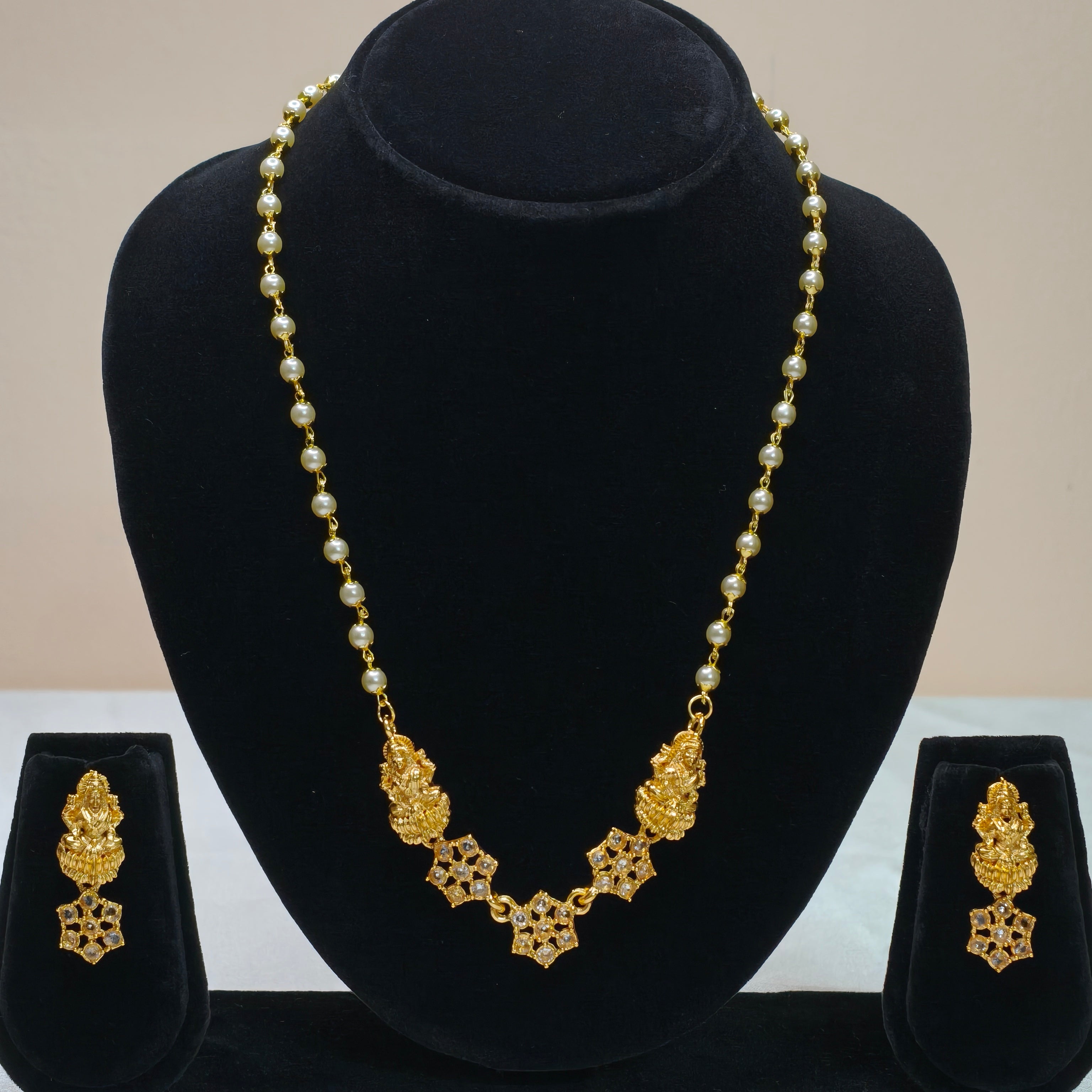 Pearl Link Necklace Set-DD10015