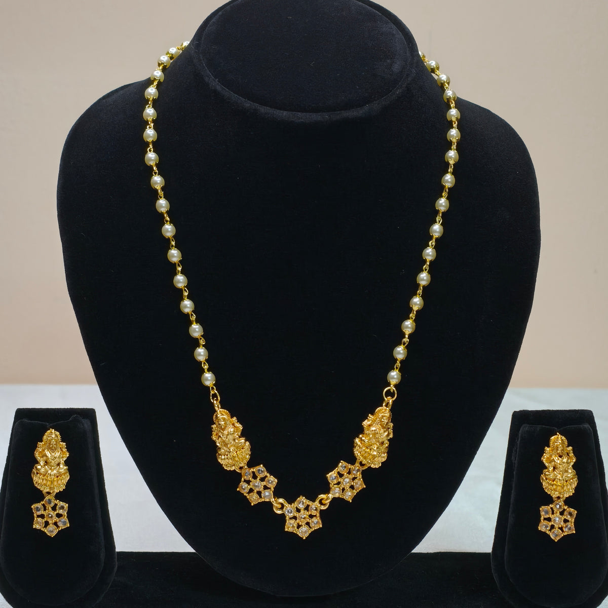 Pearl Link Necklace Set-DD10015
