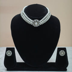 Classic Pearl Statement Set – Necklace & Earrings