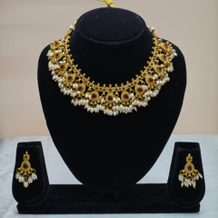 Stone Accent Necklace Set-DD10027