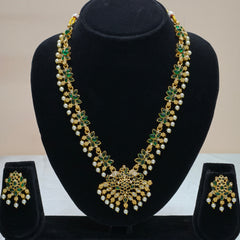 Pearl Detail Necklace Set-DD10028