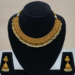 Pearl Cascade Choker Set-DD10030