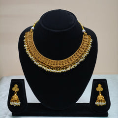 Pearl Cascade Choker Set-DD10030