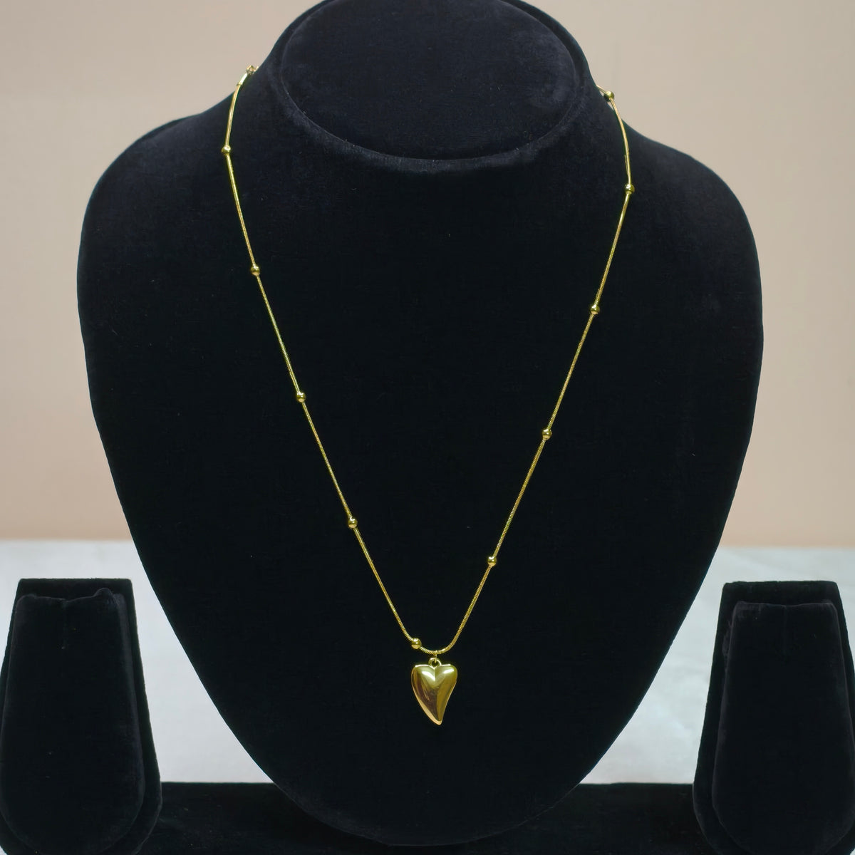 Minimal Heart Pendant Necklace-DD10032