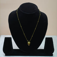 Minimal Heart Pendant Necklace-DD10032