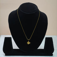 Minimal Butterfly Pendant Necklace-DD10044