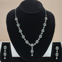 Aqua Drop Royale Necklace Set-DD10048