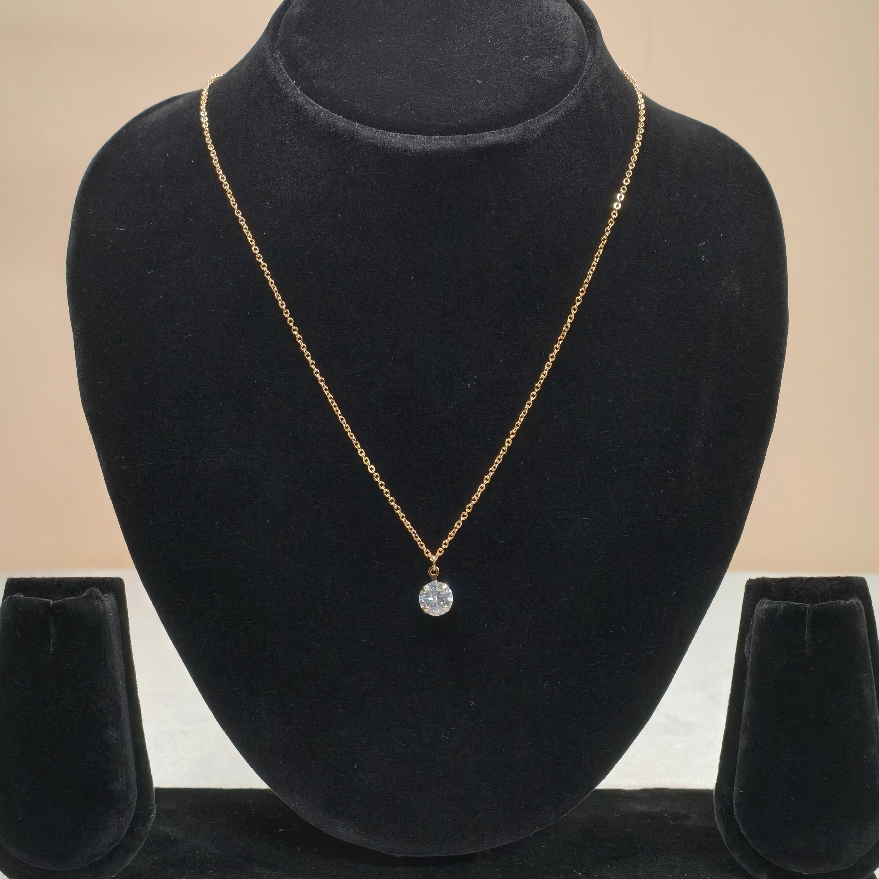 DD10053-Necklace Alloy Rose Gold