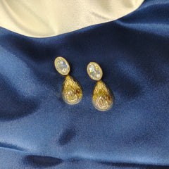 DD10066-Earring Alloy Gold