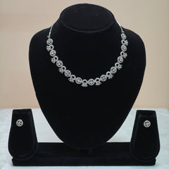 Crystal Link Necklace Set-DD10008