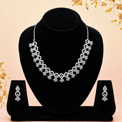 Crystal Loop Elegance Necklace Set-DD10009